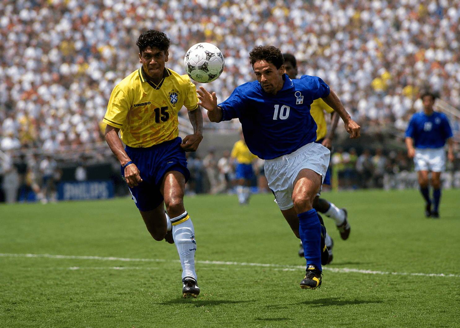 Roberto Baggio in maglia azzurra
